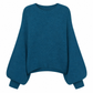 📢🎉50%Rabatt!!!🛍️✨Lässiger Strickpullover mit Rundhalsausschnitt, lockerer Passform, Fledermaus-Langärmeln und einfarbigem Design