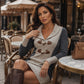 📢🎉50%Rabatt!!!🛍️✨Vintage-Pullover für Damen mit Schalkragen und Knebelknöpfen