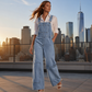 📢🎉50%Rabatt!!!🛍️✨Schmeichelnder Denim-Jumpsuit