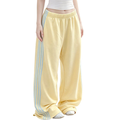 📢🎉50%Rabatt!!!🛍️✨Weite Damen-Sweathose mit Seitenstreifen