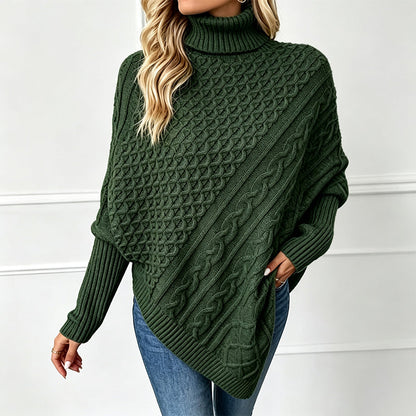 📢🎉50%Rabatt!!!🛍️✨Zopfpullover-Poncho für Damen