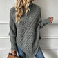📢🎉50%Rabatt!!!🛍️✨Zopfpullover-Poncho für Damen