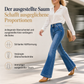 📢🎉50%Rabatt!!!🛍️✨Damen High Waist Flare Jeans, Stretch-Denim, schmal geschnittene Hose mit Zweiknopf-Bund