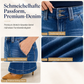 📢🎉50%Rabatt!!!🛍️✨Damen High Waist Flare Jeans, Stretch-Denim, schmal geschnittene Hose mit Zweiknopf-Bund