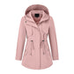📢🎉50%Rabatt!!!🛍️✨Lässige, warme mittelange Damen-Kapuzenjacke