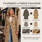 📢🎉50%Rabatt!!!🛍️✨Zweireihiger langer Trenchcoat für Damen
