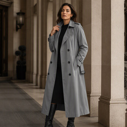 📢🎉50%Rabatt!!!🛍️✨Zweireihiger langer Trenchcoat für Damen