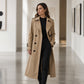 📢🎉50%Rabatt!!!🛍️✨Zweireihiger langer Trenchcoat für Damen