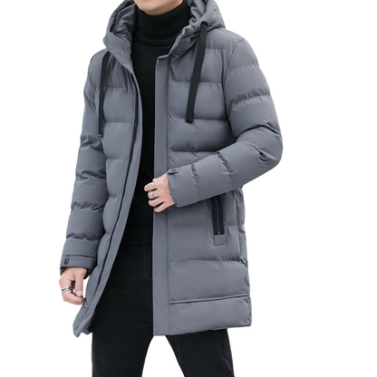 📢🎉50%Rabatt!!!🛍️✨Mittellange Kapuzen-Steppjacke für Herren