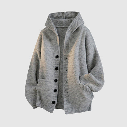 📢🎉50%Rabatt!!!🛍️✨Herren-Cardigan aus Strick mit Kapuze, lässig