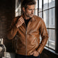 📢🎉50%Rabatt!!!🛍️✨Herren Slim-Fit Jacke aus PU-Leder