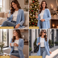 📢🎉50%Rabatt!!!🛍️✨Samt-Cardigan für Damen mit offener Vorderseite