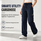 📢🎉50%Rabatt!!!🛍️✨Damen-Cargohose mit lockerer Passform, geradem Bein, elastischem Bund mit Kordelzug und seitlichen Einschubtaschen