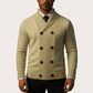 📢🎉50%Rabatt!!!🛍️✨Herren-Strickcardigan mit Schalkragen und doppelreihiger Knopfleiste