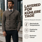 📢🎉50%Rabatt!!!🛍️✨Herren-Strickcardigan mit Schalkragen und doppelreihiger Knopfleiste