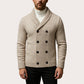 📢🎉50%Rabatt!!!🛍️✨Herren-Strickcardigan mit Schalkragen und doppelreihiger Knopfleiste