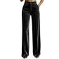 📢🎉50%Rabatt!!!🛍️✨Lässige, weit geschnittene Damen-Hosen mit hohem Bund und fallendem Stoff