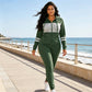 📢🎉50%Rabatt!!!🛍️✨Damen Freizeit-Set: Figurbetonter Hoodie und Hose