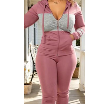 📢🎉50%Rabatt!!!🛍️✨Damen Freizeit-Set: Figurbetonter Hoodie und Hose
