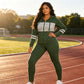 📢🎉50%Rabatt!!!🛍️✨Damen Freizeit-Set: Figurbetonter Hoodie und Hose