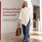 📢🎉50%Rabatt!!!🛍️✨Elegante locker sitzende Strickstola in Uni-Farbe für Damen