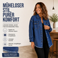 📢🎉50%Rabatt!!!🛍️✨Jeansjacke für Damen mit ausgefranstem Saum und gewaschener Optik