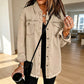 📢🎉50%Rabatt!!!🛍️✨Jeansjacke für Damen mit ausgefranstem Saum und gewaschener Optik