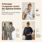 📢🎉50%Rabatt!!!🛍️✨Lässiges, weich gestricktes zweiteiliges Lounge-Set für Damen mit Kapuzen-Reißverschluss-Sweatshirt und Weithosenbein-Hose
