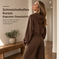 📢🎉50%Rabatt!!!🛍️✨Lässiges, weich gestricktes zweiteiliges Lounge-Set für Damen mit Kapuzen-Reißverschluss-Sweatshirt und Weithosenbein-Hose