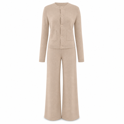 📢🎉50%Rabatt!!!🛍️✨2-teiliges Set aus Strickoberteil und Hose für Damen