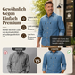 📢🎉50%Rabatt!!!🛍️✨Herren Freizeit-Jeanshemd mit Reißverschlusstaschen
