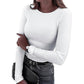 📢🎉50%Rabatt!!!🛍️✨Klassisches geripptes Strickoberteil mit Rundhalsausschnitt für Damen