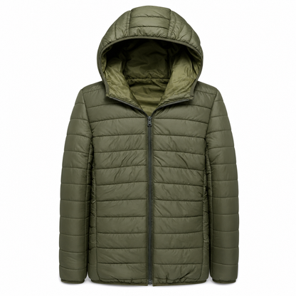 📢🎉50%Rabatt!!!🛍️✨Leichte, gesteppte Herren-Baumwolljacke mit Kapuze, kurz geschnitten, casual, für den Winter, in großen Größen