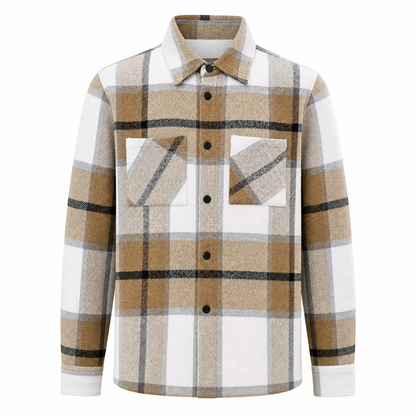 📢🎉50%Rabatt!!!🛍️✨Lässiges kariertes Flanellhemd für Herren