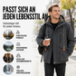 📢🎉50%Rabatt!!!🛍️✨ Herren Winterparka mit Kapuze & Plüschfutter – Kuschelig, warm & immer passend