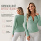 📢🎉50%Rabatt!!!🛍️🌿 Feminin & modern – Halb-Zip Strickoberteil mit V-Ausschnitt – Weicher Stoff, moderner Schnitt & vielseitig kombinierbar