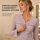 📢🎉50%Rabatt!!!🛍️🌿 Feminin & modern – Halb-Zip Strickoberteil mit V-Ausschnitt – Weicher Stoff, moderner Schnitt & vielseitig kombinierbar