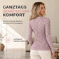 📢🎉50%Rabatt!!!🛍️🌿 Feminin & modern – Halb-Zip Strickoberteil mit V-Ausschnitt – Weicher Stoff, moderner Schnitt & vielseitig kombinierbar