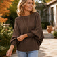 📢🎉50%Rabatt!!!🛍️✨Damen Übergröße Gerippter Strickpullover