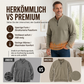 📢🎉50%Rabatt!!!🛍️✨Herren Halb-Reißverschluss Warm Futter Geripptes Sweatshirt
