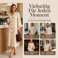 📢🎉50%Rabatt!!!🛍️✨Damen Maxikleid aus Rippstrick mit Laternenärmeln
