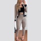 📢🎉50%Rabatt!!!🛍️✨3-teiliges Damen-Set aus Cardigan, Bandeau-Top und Hose