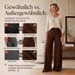 📢🎉50%Rabatt!!!🛍️✨Damen Freizeit Hose mit hoher Taille und weitem Bein