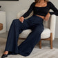 📢🎉50%Rabatt!!!🛍️✨Damen Freizeit Hose mit hoher Taille und weitem Bein