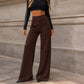 📢🎉50%Rabatt!!!🛍️✨Damen Freizeit Hose mit hoher Taille und weitem Bein
