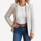 📢🎉50%Rabatt!!!🛍️✨Klassischer Damen-Jackenblazer mit Ein-Knopf-Verschluss