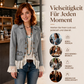 📢🎉50%Rabatt!!!🛍️✨Damen Jeansjacke mit Spitzenabschluss und Reverskragen
