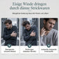 📢🎉50%Rabatt!!!🛍️✨Herren Winter Strickjacke mit Kapuze, kariert, mit Fleecefutter, dicker Mantel mit langen Ärmeln