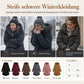 📢🎉50%Rabatt!!!🛍️✨Damen Winter Einfarbiger asymmetrischer Knopf Plüsch Fleece Mantel