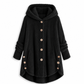 📢🎉50%Rabatt!!!🛍️✨Damen Winter Einfarbiger asymmetrischer Knopf Plüsch Fleece Mantel